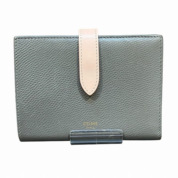 セリーヌ ミディアム ストラップウォレット 10B643BUR 10GV　財布 25%OFF】セリーヌ CELINE ミディアム ストラップウォレット 10B643BUR