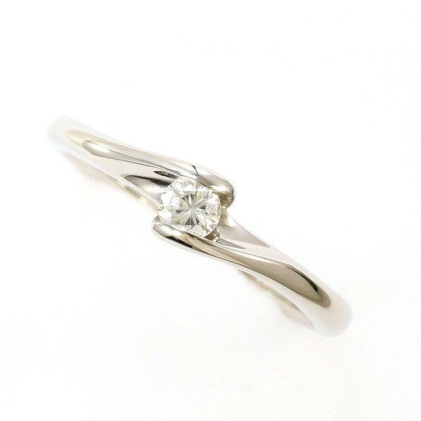 25%OFF】PT900 プラチナ リング 指輪 14号 ダイヤ 0.17 総重量約3.9g