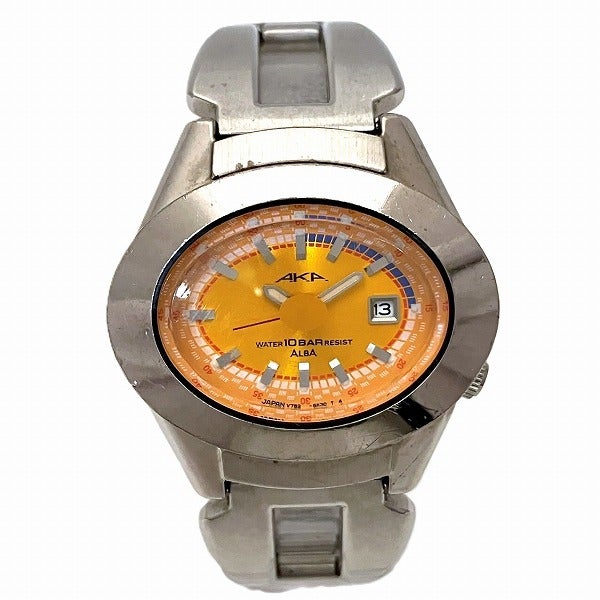 20%OFF】セイコー アルバ AKA V782-5A40 時計 腕時計 メンズ 【中古