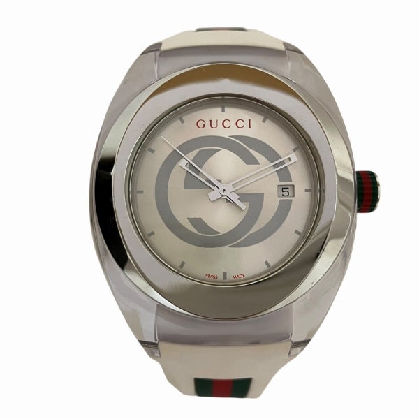 値下げ交渉可！Gucci シンク137.1クォーツ　箱あり 20%OFF】グッチ GUCCI シンク 137.1 クォーツ 時計 腕時計 メンズ