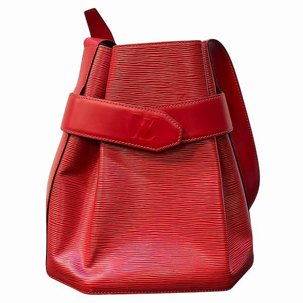 【美品】LOUIS VUITTON ルイヴィトン エピ サックデポール 赤 エピ LOUIS ルイヴィトン サックデポール VUITTON ショルダーバッグ