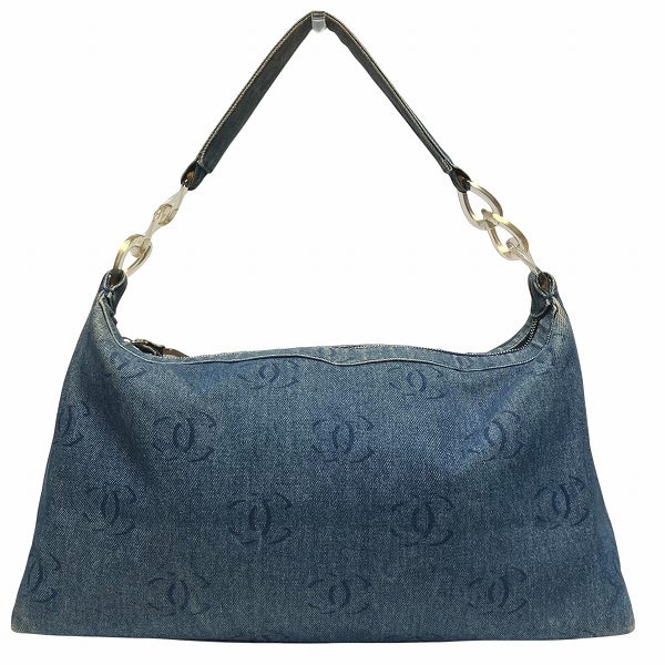 10%OFF】シャネル CHANEL ココマーク デニム ワンショルダー チェーン