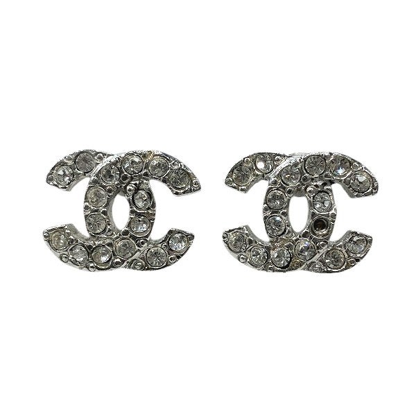 5%OFF】シャネル CHANEL シルバー 05A ココマーク ラインストーン