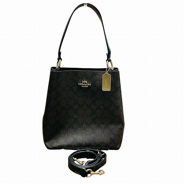 レディース コーチ COACH シグネチャー タウンバケットバッグ 91512 