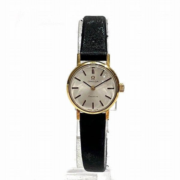 15%OFF】オメガ ジュネーブ 手巻き ゴールドGP ラウンドフェイス