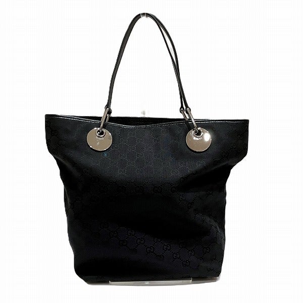 GUCCI グッチ 120836 GG柄 GGキャンバス×レザー トートバッグ