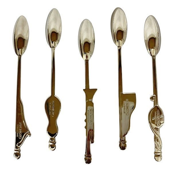 5%OFF】ミキモト パール付き楽器のティースプーン5本セット 食器