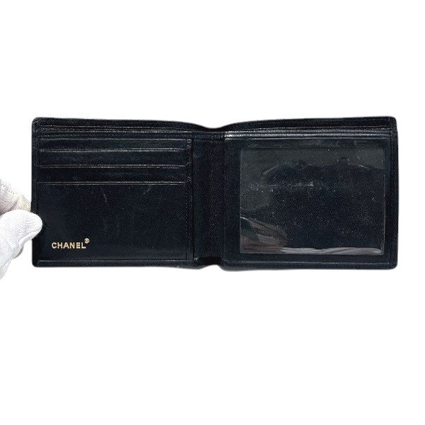 10%OFF】シャネル CHANEL ビコローレ ラムスキン 2つ折り財布 メンズ