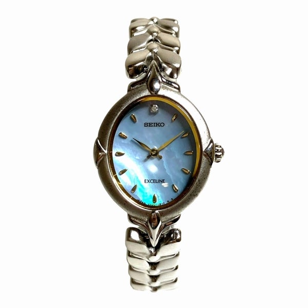 10%OFF】セイコー エクセリーヌ 4N20-5490 クォーツ 時計 腕時計