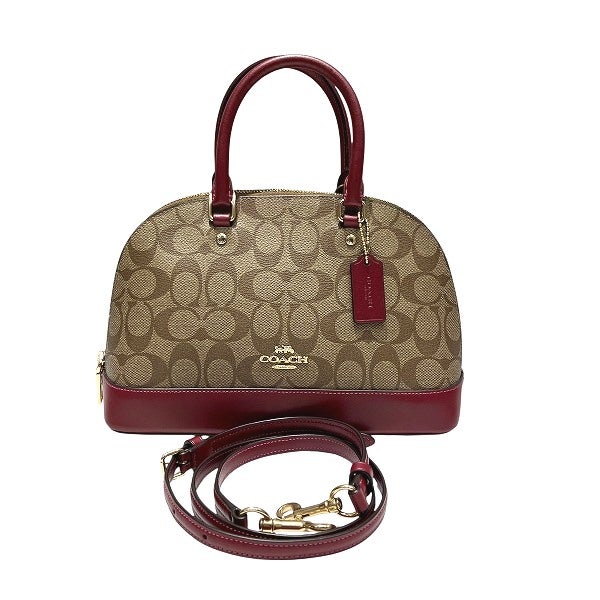 5%OFF】コーチ COACH シグネチャー ミニ シエラ サッチェル F27583