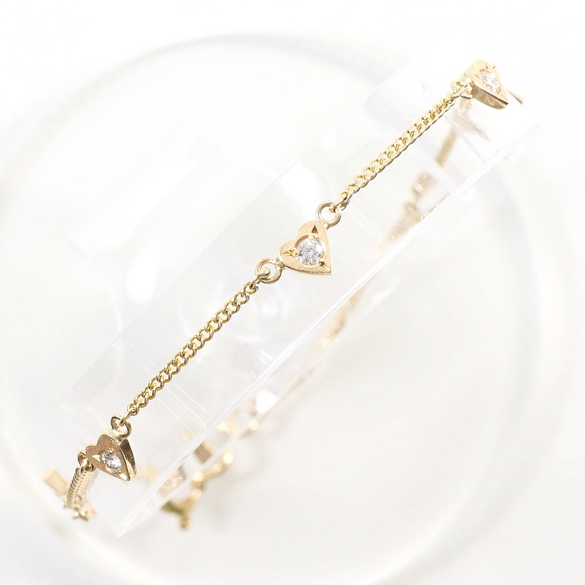 ダイヤ ブレスレット金 les bon bon K18 diamond bracelet 18金