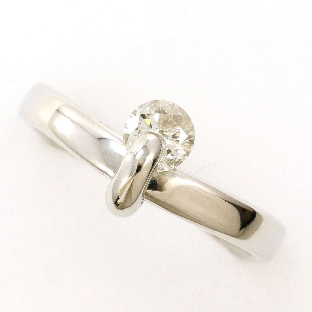 10%OFF】PT900 プラチナ リング・指輪 11号 ダイヤモンド 0.346 SI2