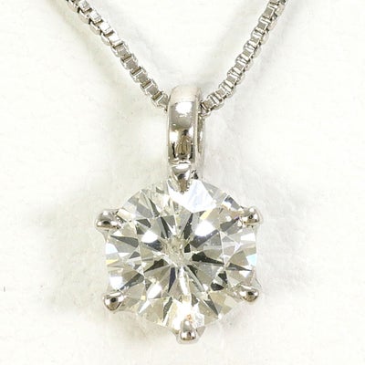 30%OFF】PT900 プラチナ PT850 ネックレス ダイヤ 0.358 SI2 鑑定書 総 