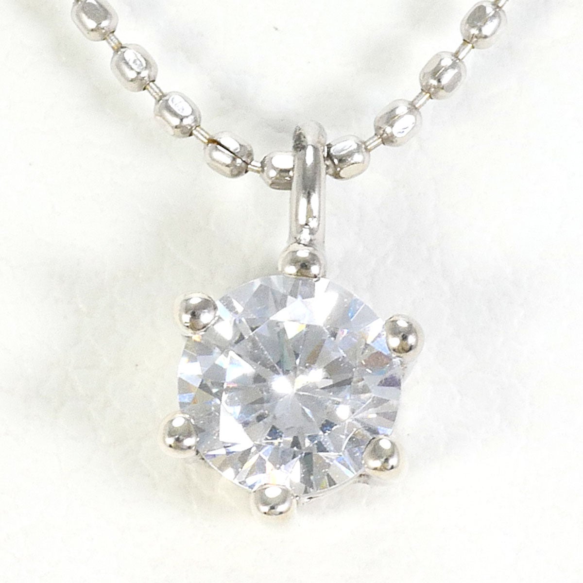 20%OFF】PT900 プラチナ PT850 ネックレス ダイヤ 0.426 SI2 鑑定書 総