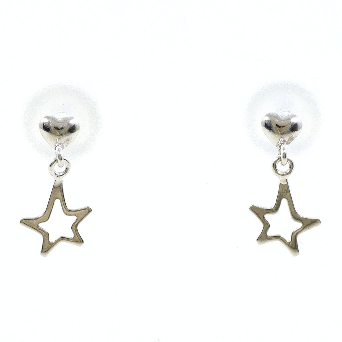 K14WG ホワイトゴールド 総重量0.2g ピアス 片耳ピアス アクセサリー 