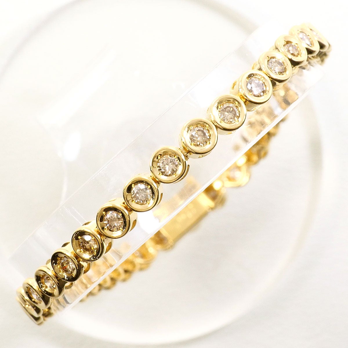 ダイヤ ブレスレット金 les bon bon K18 diamond bracelet 18金