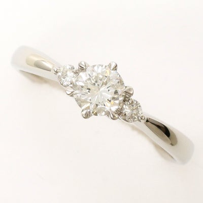 プラチナ pt900 ダイヤ 計0.577ct G-SI2-EX リング 指輪 PT900/0.96ct 