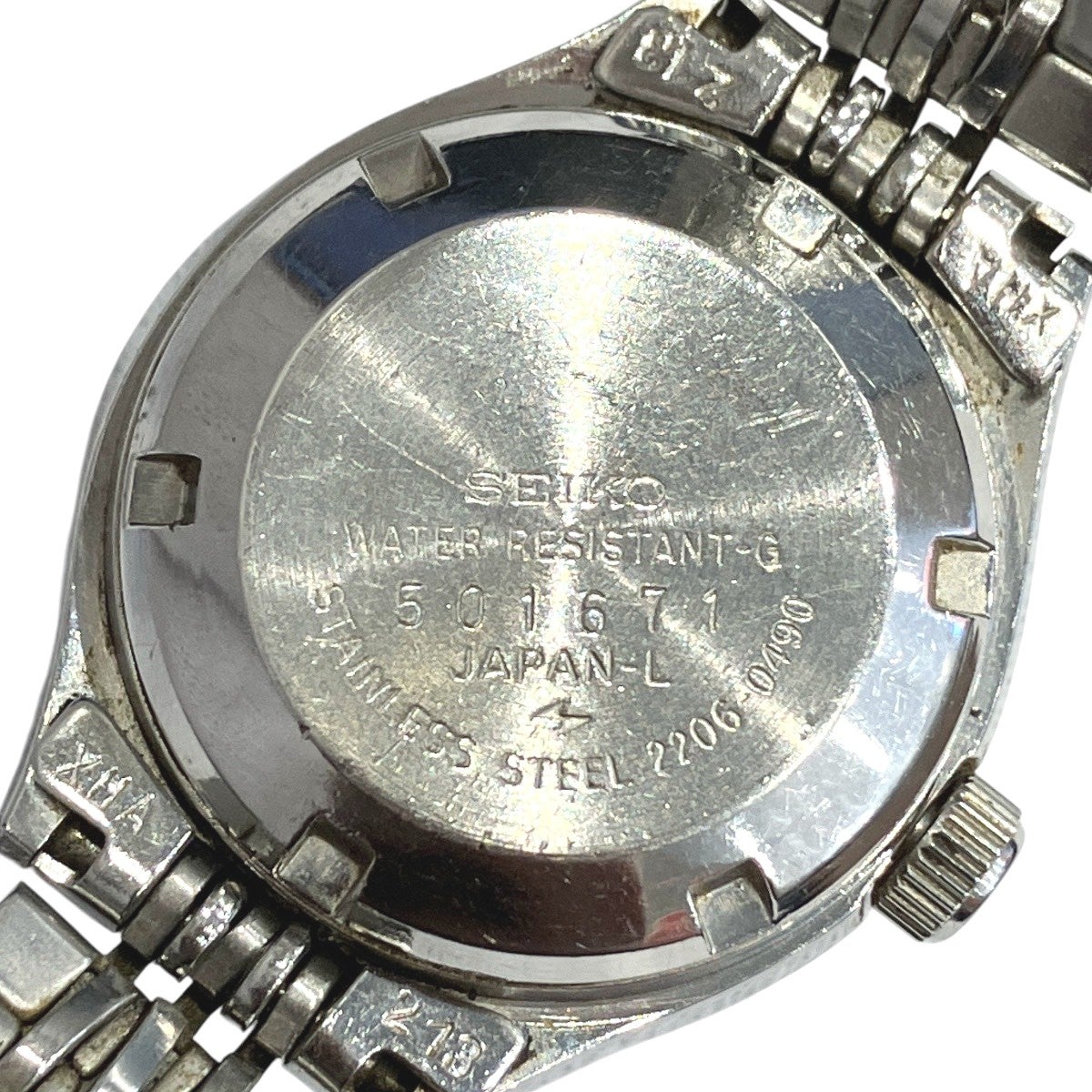 10%OFF】セイコー カットガラス 腕時計 総重量約39.5g SS 自動巻き