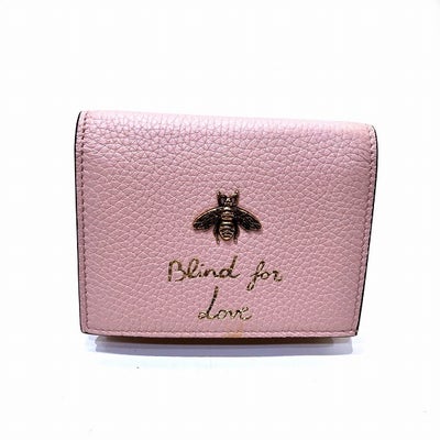 45%OFF】グッチ GUCCI アニマリエ ビー 460185 蜂 レザー 2つ折り財布 