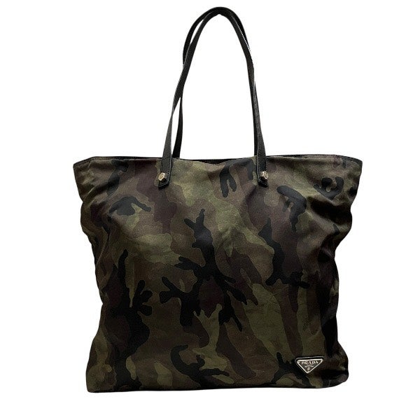 PRADA プラダ 迷彩柄でバリカッコいい　手袋 現行モデル　未使用に近く美品 10%OFF】プラダ PRADA ナイロン 迷彩柄 VA0883 バッグ トートバッグ