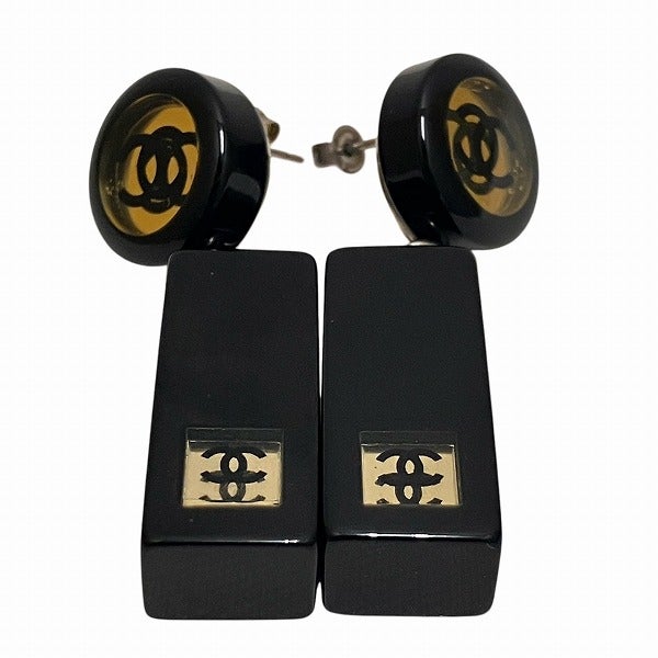 限定品 CHANEL ピアス ブラック ミラー 45%OFF】シャネル CHANEL ピアス ココマーク ミラー ブラック ゴールド