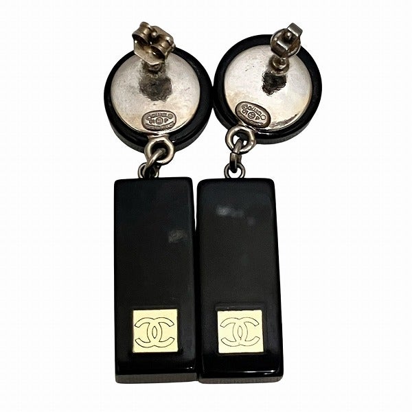 45%OFF】シャネル CHANEL ピアス ココマーク ミラー ブラック ゴールド