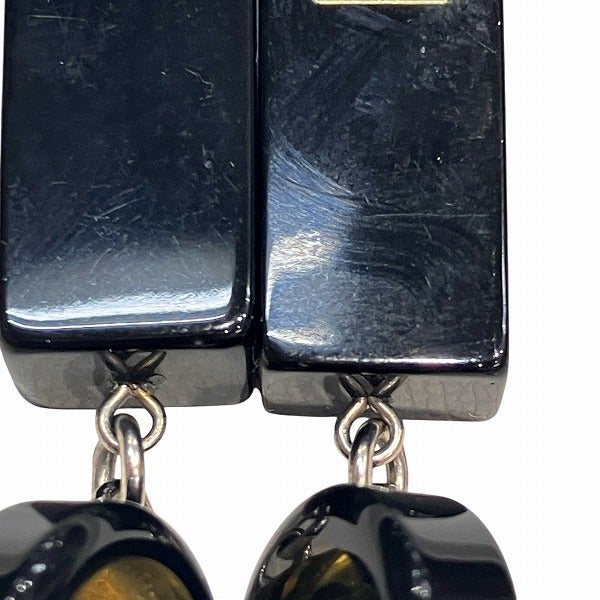 45%OFF】シャネル CHANEL ピアス ココマーク ミラー ブラック ゴールド