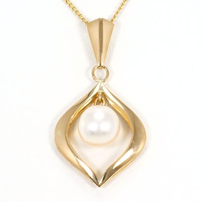 5%OFF】K18 18金 YG イエローゴールド ネックレス パール（真珠） 総 