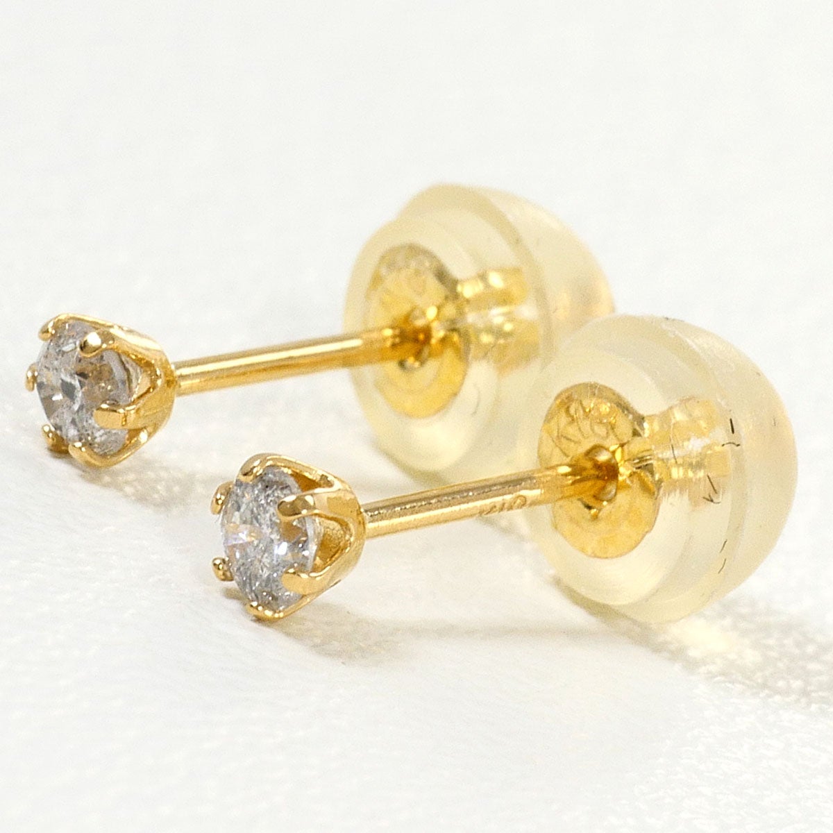 K18 18金 YG イエローゴールド ピアス ダイヤモンド 0.05 総重量 K18 18金 YG イエローゴールド ピアス ダイヤモンド 0.05 総重量