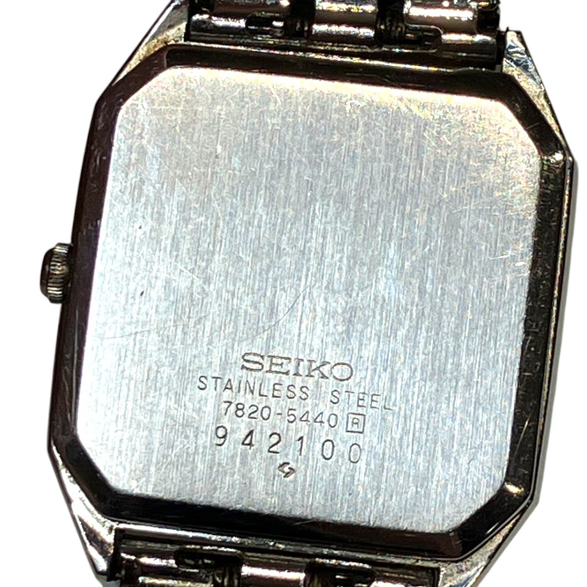 【ヴィンテージ】SEIKO✨️ セイコー シャリオ 7820-5440 稼働中 5%OFF】セイコー シャリオ 腕時計 SS クオーツ シルバー文字盤文字盤