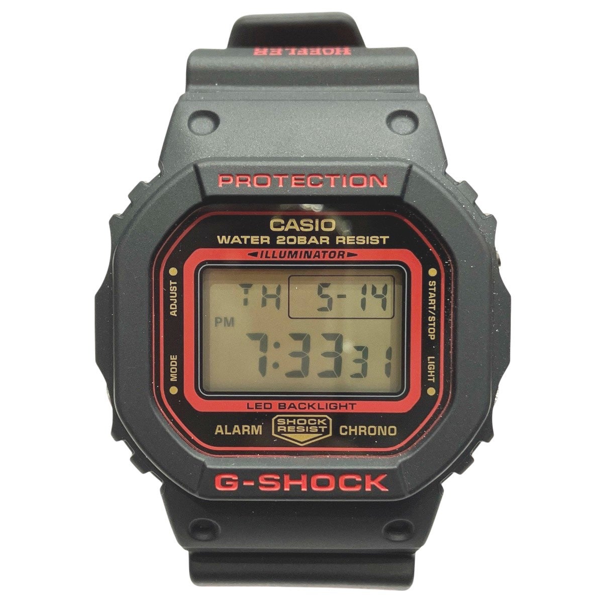 カシオ CASIO G-SHOCK ケルビン ホフラー 腕時計 総重量約52g SS 樹脂 クオーツ ブラック文字盤 DW-5600KH 送料無料 【中古】 5%OFF】カシオ G-SHOCK ケルビン ホフラー 腕時計 総重量約52g SS 樹脂