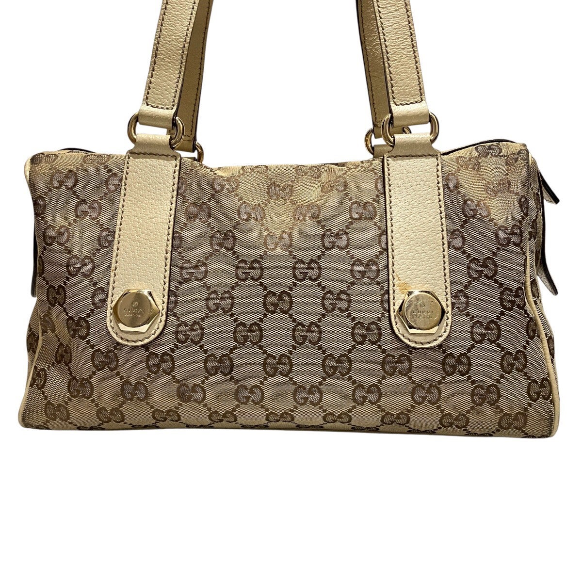 GUCCI GGキャンバス グッチ | Hedy レザー ハンドバッグ