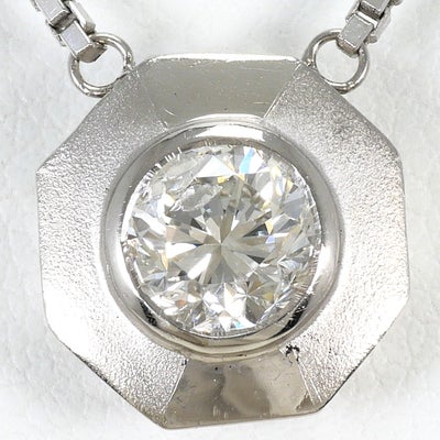 10%OFF】PT850 プラチナ ネックレス ダイヤモンド 1.004 SI2 鑑定書 総 