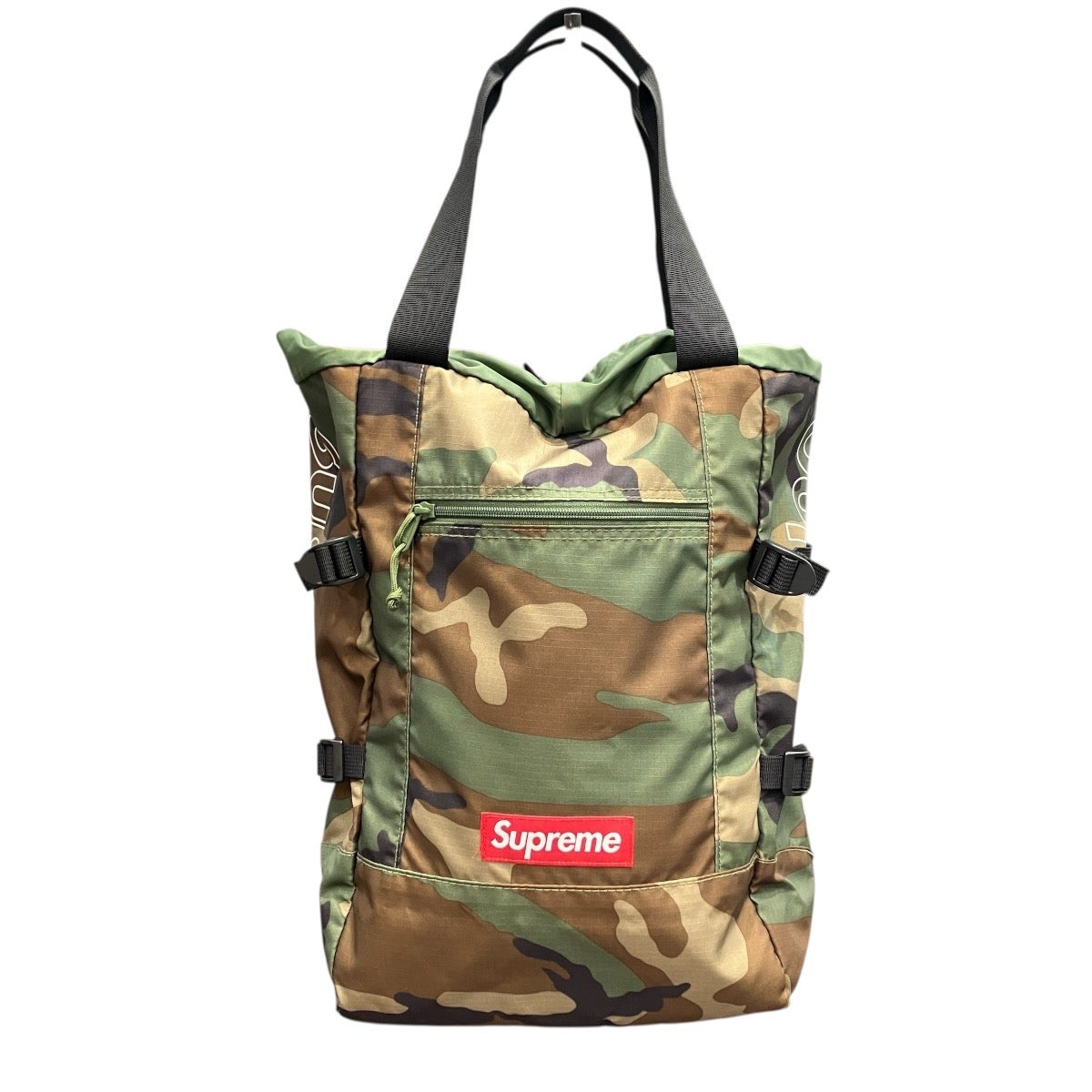 シュプリーム 19SS トートバックパック ウッドランドカモ リュック